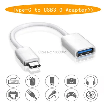 

Type C USB 3.1 Male To OTG Type-A Female Adapter OTG Cable Cord for LeTV Huawei Samsung
