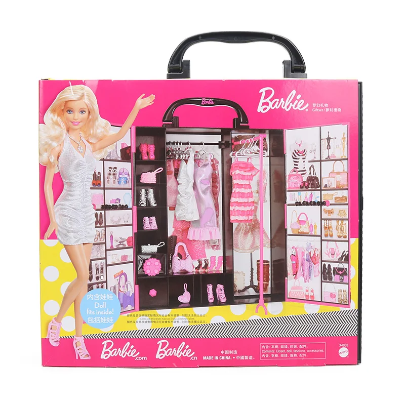 30cm Original Barbie Doll Fashion Barbie Ultimate Closet Clothing Costume Suit Giftset Barbie Accesseries Princess Toy X4833