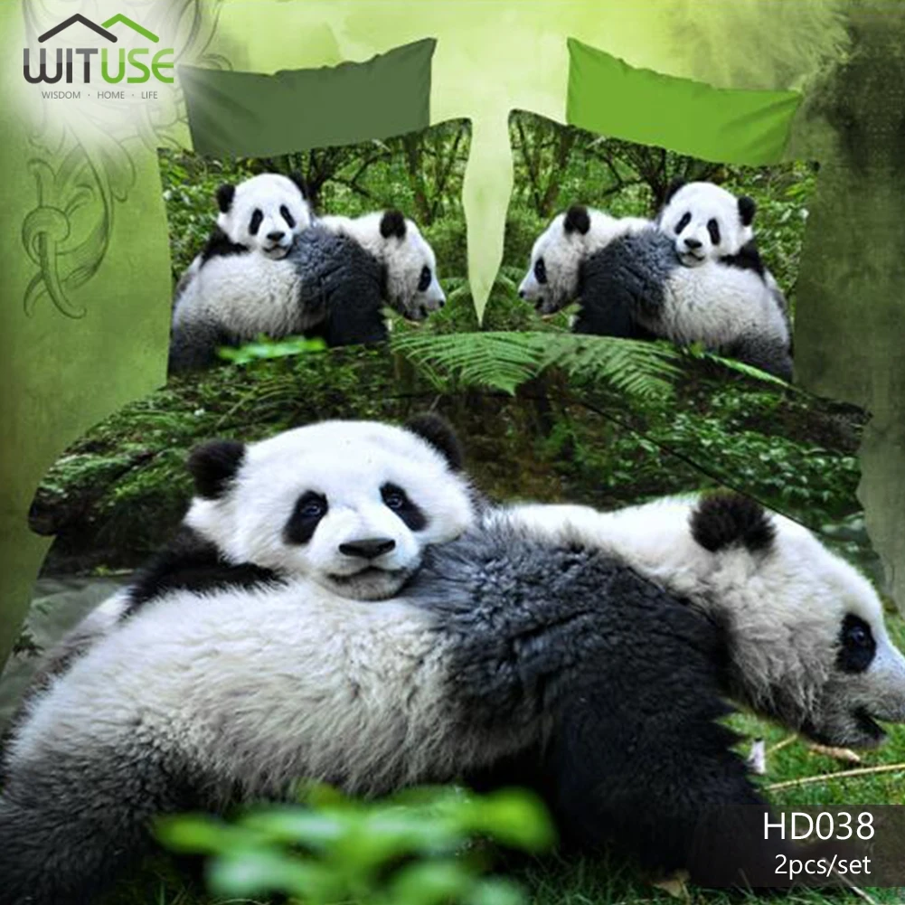 Color 11 Дышащий 3D комплект постельного белья животные Твин Квин HD пододеяльник наволочка мягкий и дышащий используется для украшения семьи спальни - Цвет: Color 11