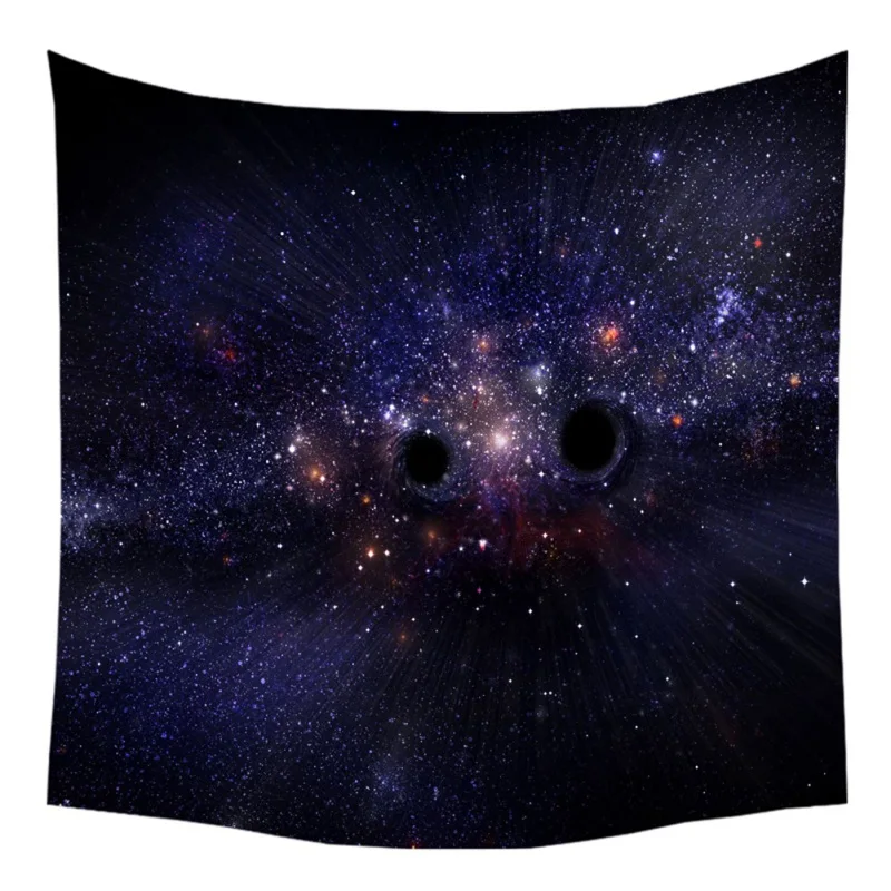 Cosmic Galaxy Black Hole Tapestry Home Decor Background Tapestry Outdoor Beach Blanket
