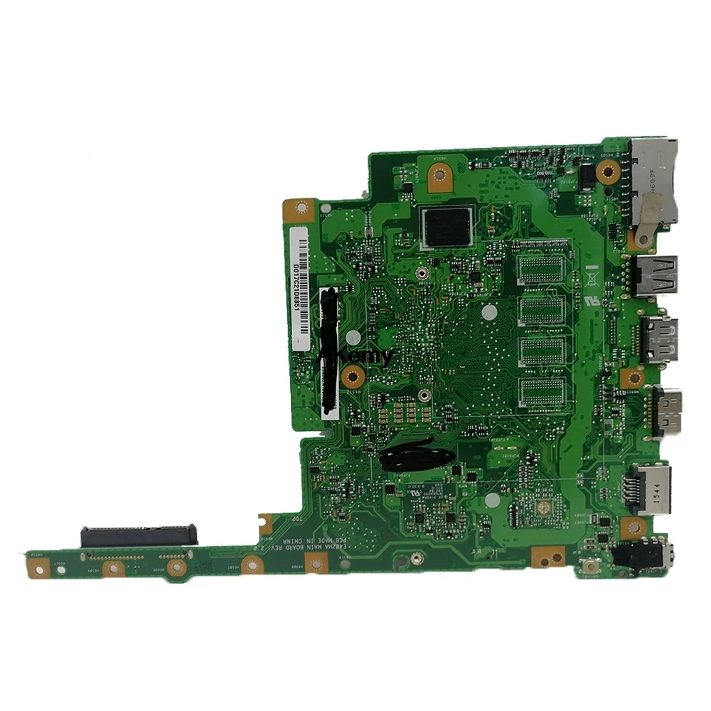 E402MA материнская плата для ноутбука ASUS подходит для 1" ноутбуков E402MA E402M Mianboard W/(N2840 cpu+ 2GB ram+ 32G SSD) ТЕСТ ОК