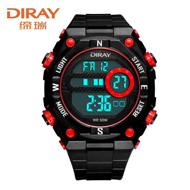 

Manufacturers a Generation of Fat Students Multi-functional Electronic Watch Night Light Waterproof Alarm Clock Week LED Watch M