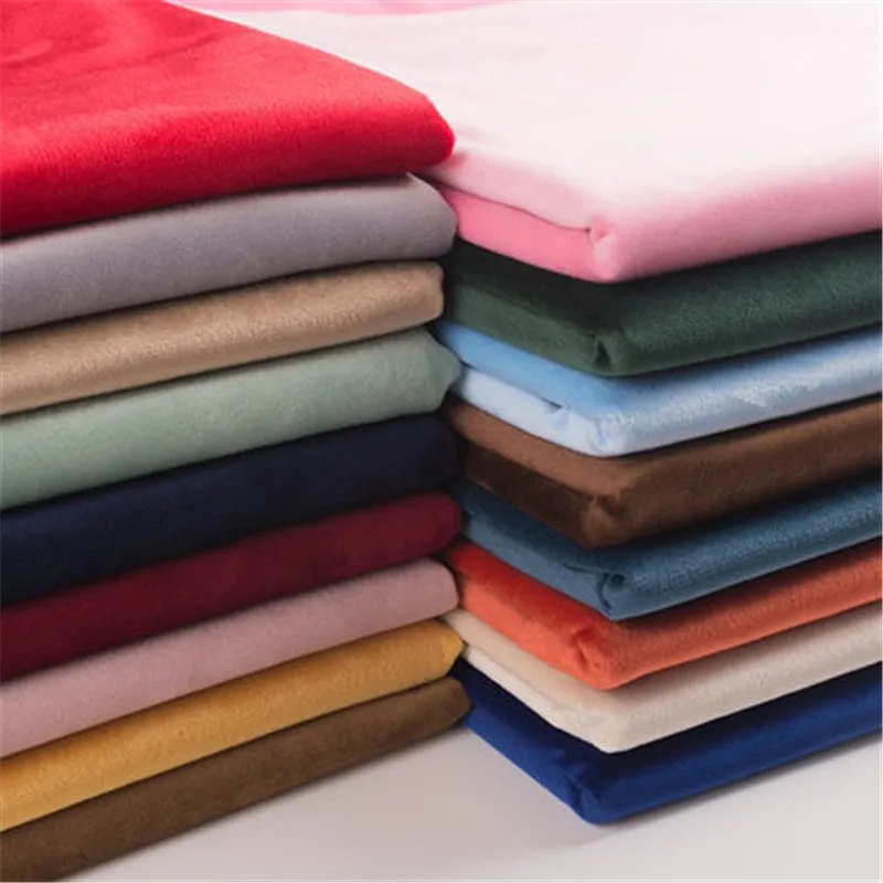 Ширина 155 см уплотненная Золотая шелковая бархатная фланелевая короткая плюшевая ткань для шитья своими руками для штор подушка для дивана покрытие для стола одежда