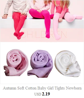 Мягкая хлопковая для новорожденных, колготки для маленьких девочек вязаные, зима-осень, эластичные колготки для