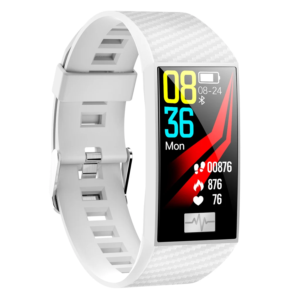 

DT58 Smart Horloge Kleur Touch Screen Bloeddruk Hartslagmeter Sport Armband IP67 Waterdichte Fitness Tracker Polsband