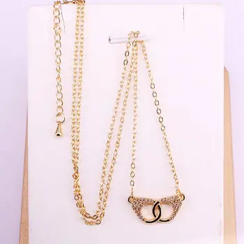 

10PCS, 18*9MM, Clear Cubic Zirconia Clasp Pendant CZ Micro pave Charm necklace Women Jewelry