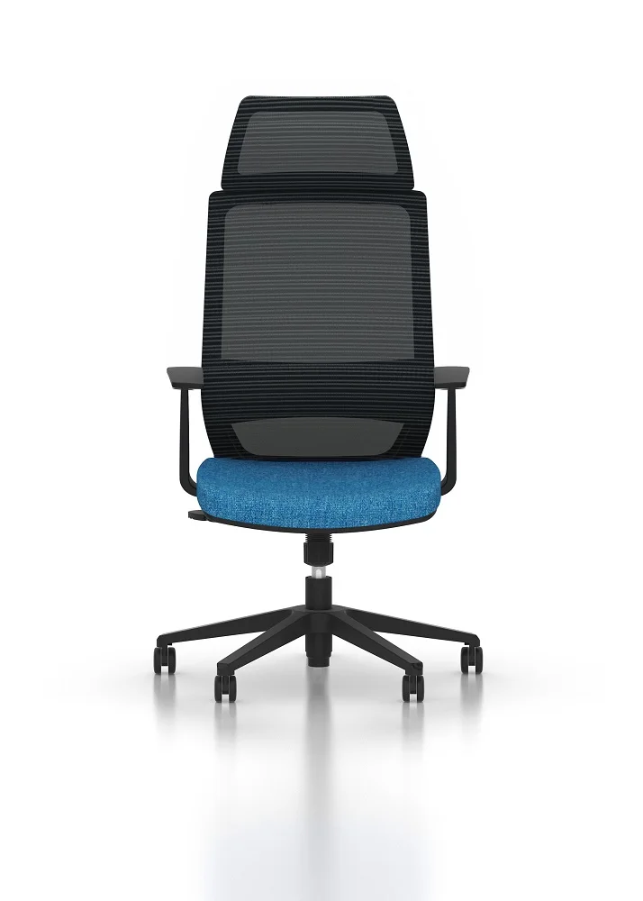 Sunon chair High back gaming chair with Fixed armrest computer chair Comfort Mesh back and fabric meeting bar chair STU81SCW-2