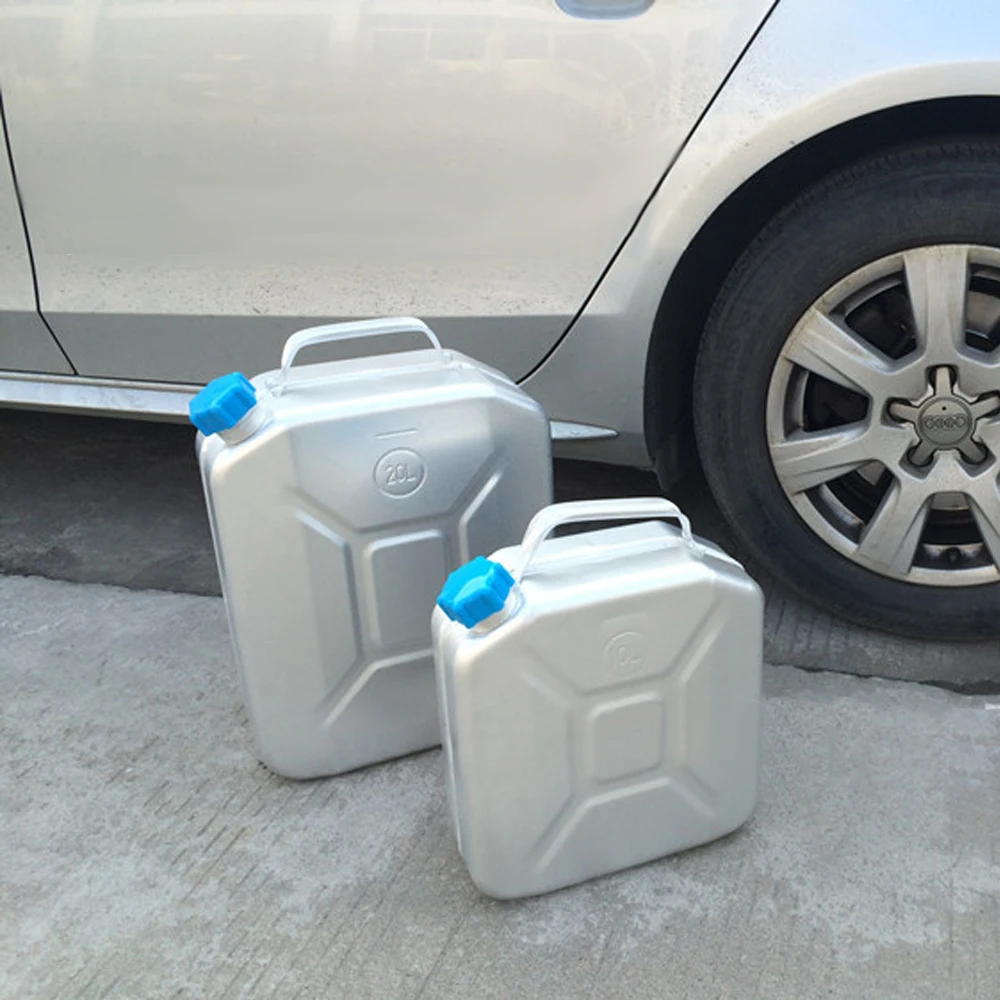 TopAuto 10L 12L Алюминая Канистра для Топлива Бензина Дизели Воды Топливный Бак