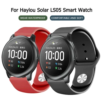 

Watch Strap for Haylou Solar LS05 Smart Watch Silicone Replacement Band Bracelet for Haylou Solar LS05 Watch Accessories Correa