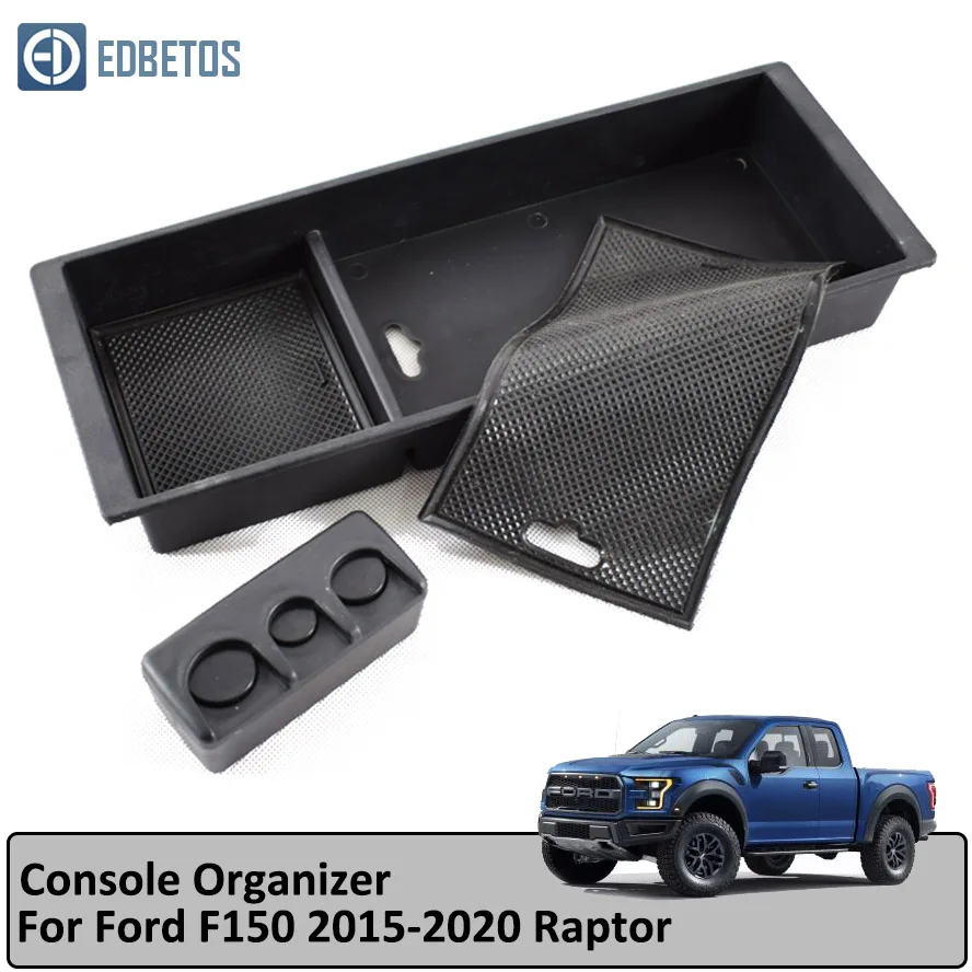 Подлокотник вторичный бардачок для Ford F150- F-150 Raptor LOBO XL XLT центральная консоль Органайзер лоток-F150 укладка