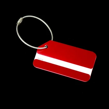 

LKEEP Aluminium Alloy Luggage Tags Baggage Name Tags Suitcase Address Label Holder Travel Accessories