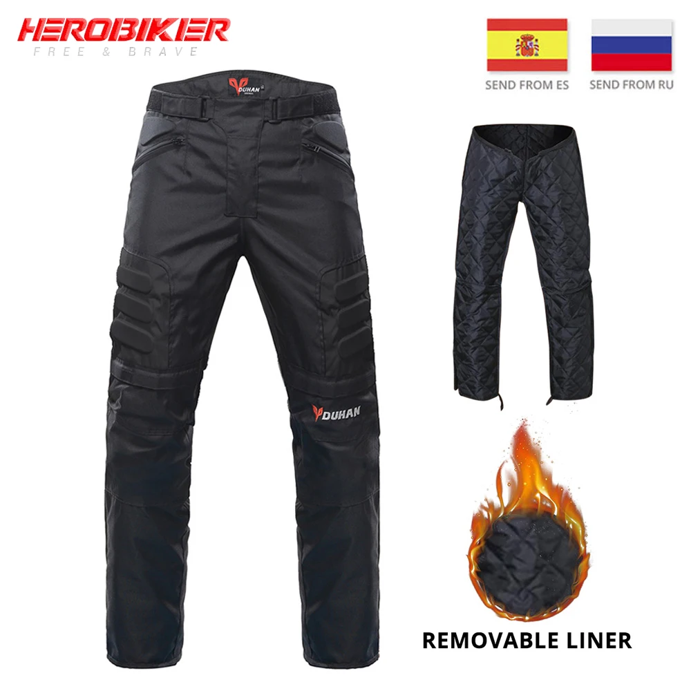 Motorcycle Pants Winter Cold Proof Moto Motocross Offroad Racing Pants