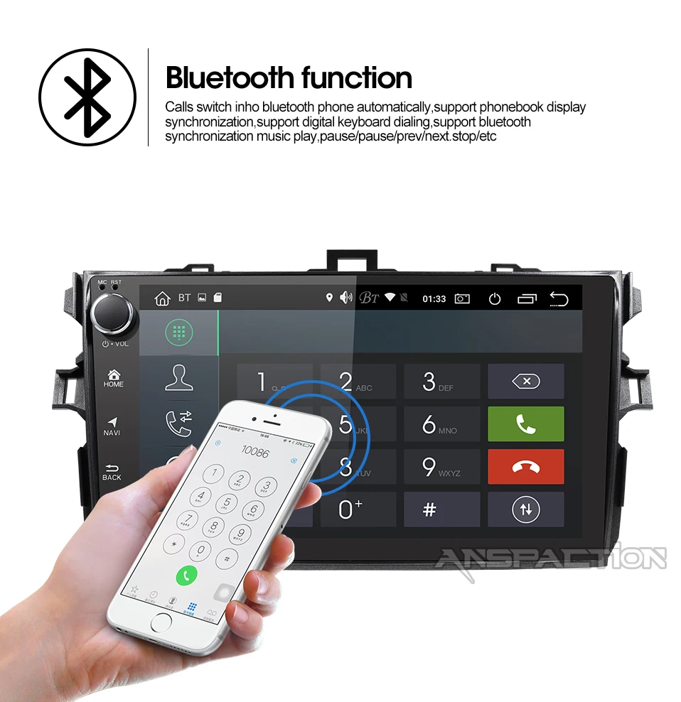 PX30 android 9,0 автомобильный dvd gps навигатор для Toyota corolla 2007 2008 2009 2010 2011 Автомобильный dvd Радио gps стерео