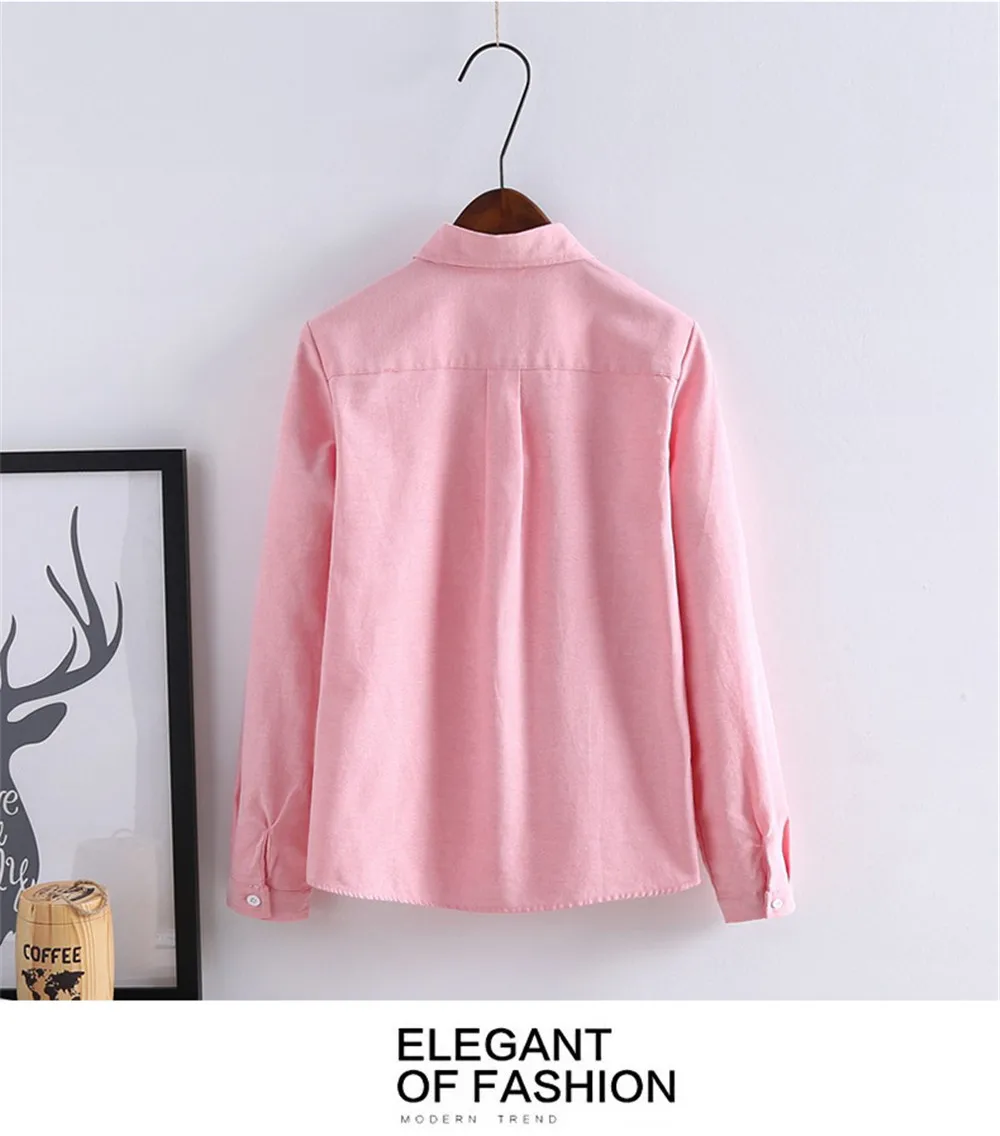 White Cotton Women Blouse 2020 Spring Casual Long Sleeved Shirt Woman Office Plus Size Shirts Blusas Feminine Blouses (11)