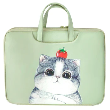 

PU Portable Laptop Handbag 11 12 13.3 14 15.6 For Macbook Air Pro Retina 11 13 15 Laptop for Dell HP Xiaomi Notebook Sleeve Bag