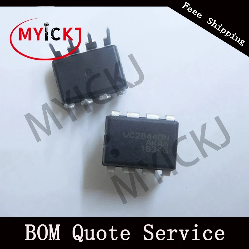 

10PCS UC2844BN HIGH PERFORMANCE CURRENT MODE PWM CONTROLLER IC CHIP DIP8