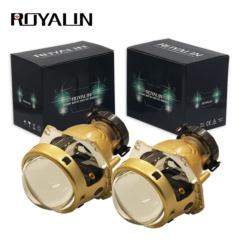 ROYALIN Новейшая автомобильная фара Биксенон объектив проектора Hella 3r G5 D1S D2S D3S D4S