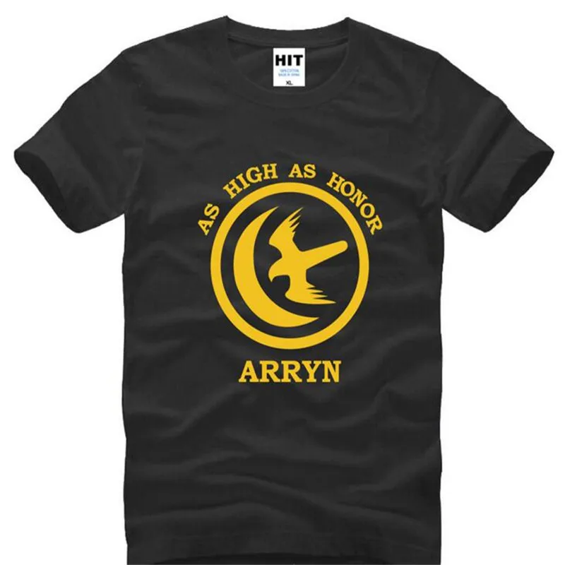 Футболки с принтом "Игра престолов" "высокая честь" &quotArryn" мужские