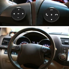 Универсальный Автомобильный руль управления Лер 4Key музыка беспроводной DVD gps навигация рулевое колесо Радио пульт дистанционного управления кнопки черный