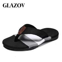 GLAZOV Brand New Nutral Soft Bottom Not Easy To Slip Flip Flops Fashion Trend Men's Flip Flops Casual Beach Shoes Men Sandals