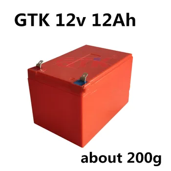 

GTK 12V10ah12ah lithium battery waterproof plastic case for 18650 motorcycle ABS battery box.