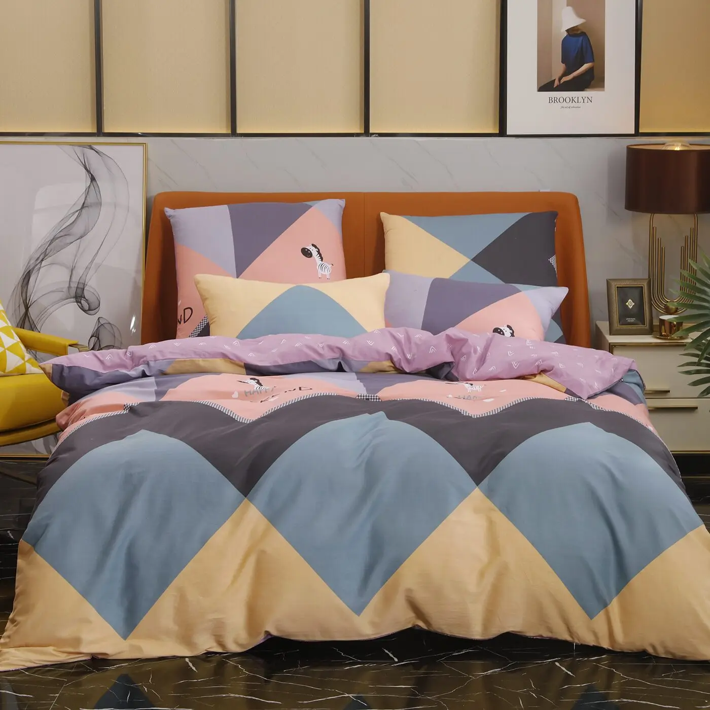 Bedding Set satin 100% cotton c472 bed linen set | Дом и сад