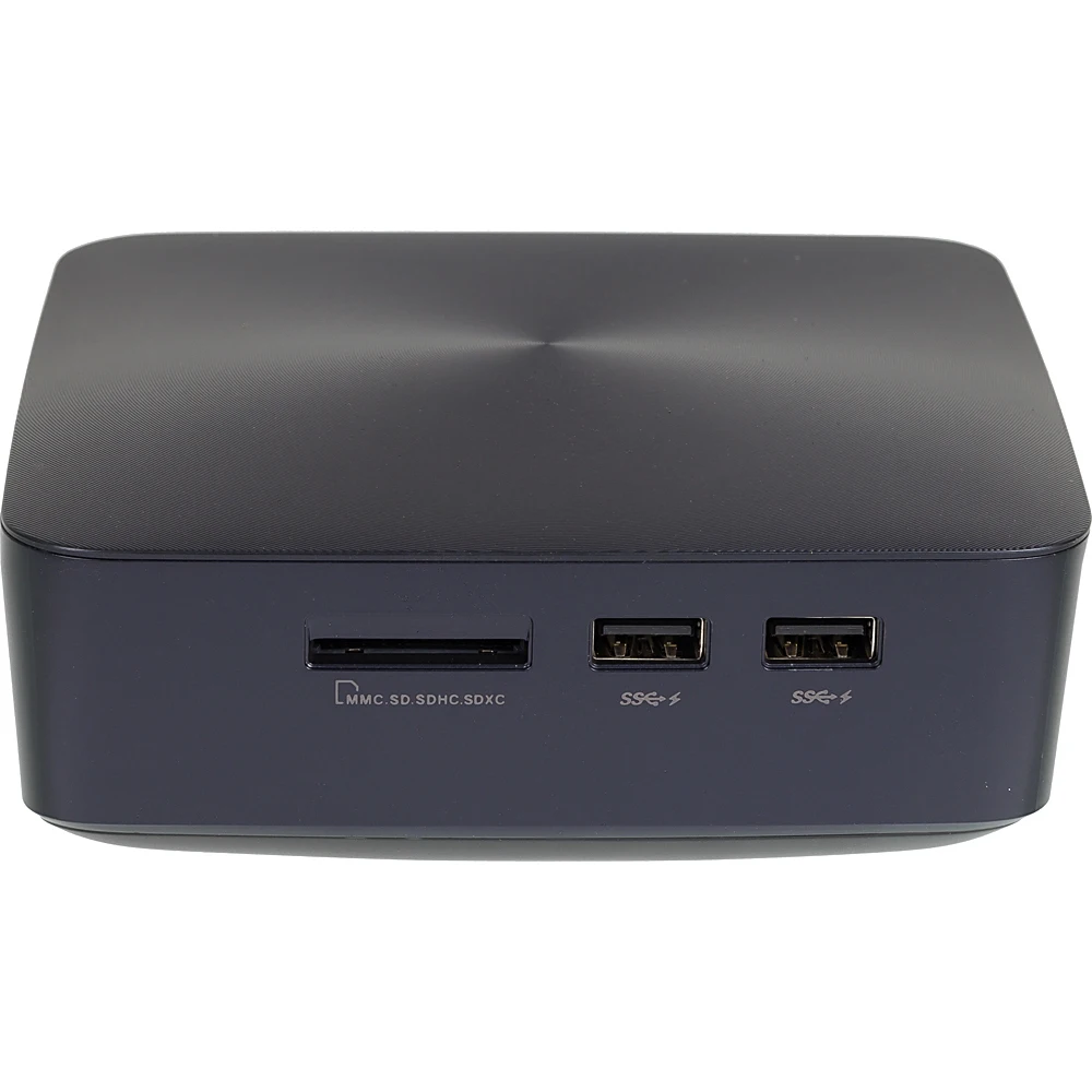Неттоп Asus VivoMini UN65H-E3352M slim i3 6100U/4Gb/1Tb 5.4k/HDG520/CR/noOS/темно-синий