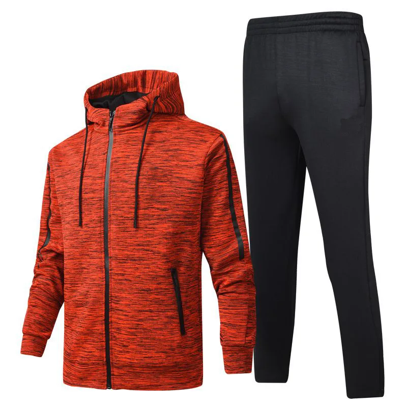 

2019 Sports Suit Men Hooded Sporting Suits Loose Tracksuits Mens Spring Autumn Fitness Running Set casual Jogging Tracksuit