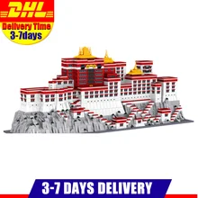 3649 шт. QL0960 City Stree View Series The Potala Palace знаменитая архитектура в Китае