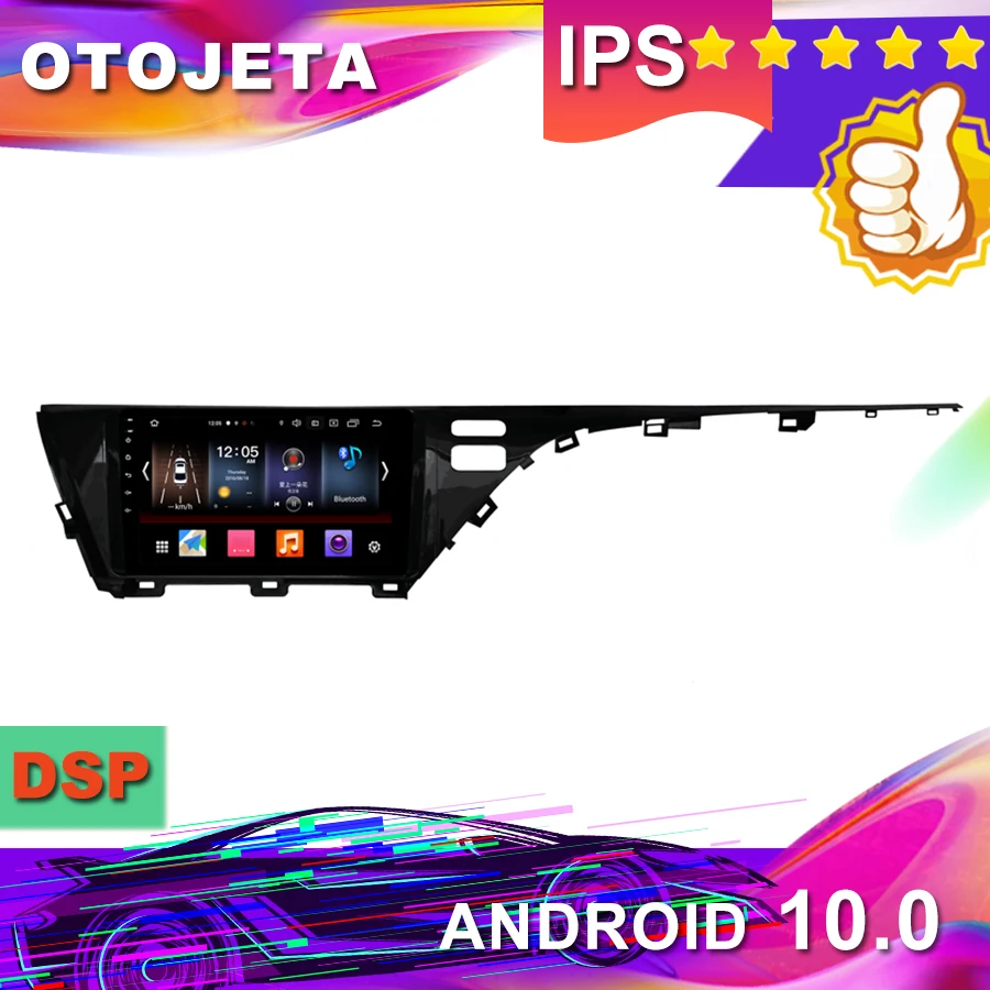 Новое поступление, Android 10,0 Автомобильный gps для Toyota Camry 2.5D DSP автомобильный Радио мультимедийная лента рекордер bluetooth навигация