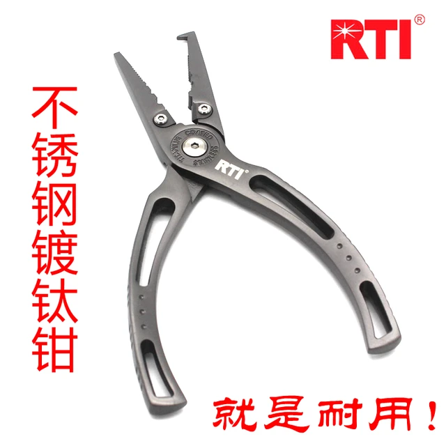 RTI Stainless steel tungsten fishing tongs Fishing pliers Unhooking  pliers16.5cm Fishing tools - AliExpress