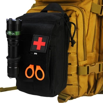 

First Aid Outdoor Medical Bag Nylon Multifunctional First Aid Kit Mountain Camping Hiking Camping Quick Rescue Accessories W1