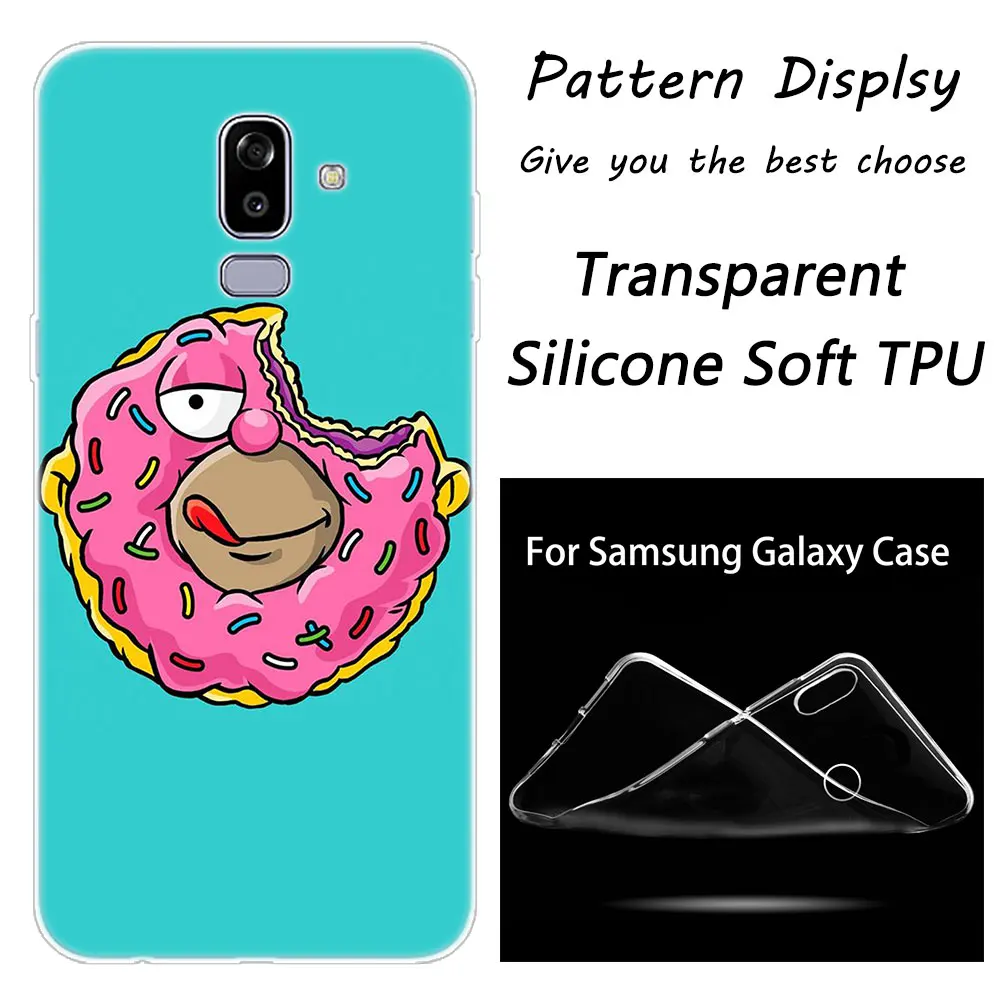 Мягкий силиконовый чехол для телефона The Simpsons для samsung Galaxy J8 J6 J4 J2 Pro Core J6 J7 Prime J3 J5 ЕС J4 плюс Чехол - Цвет: 010