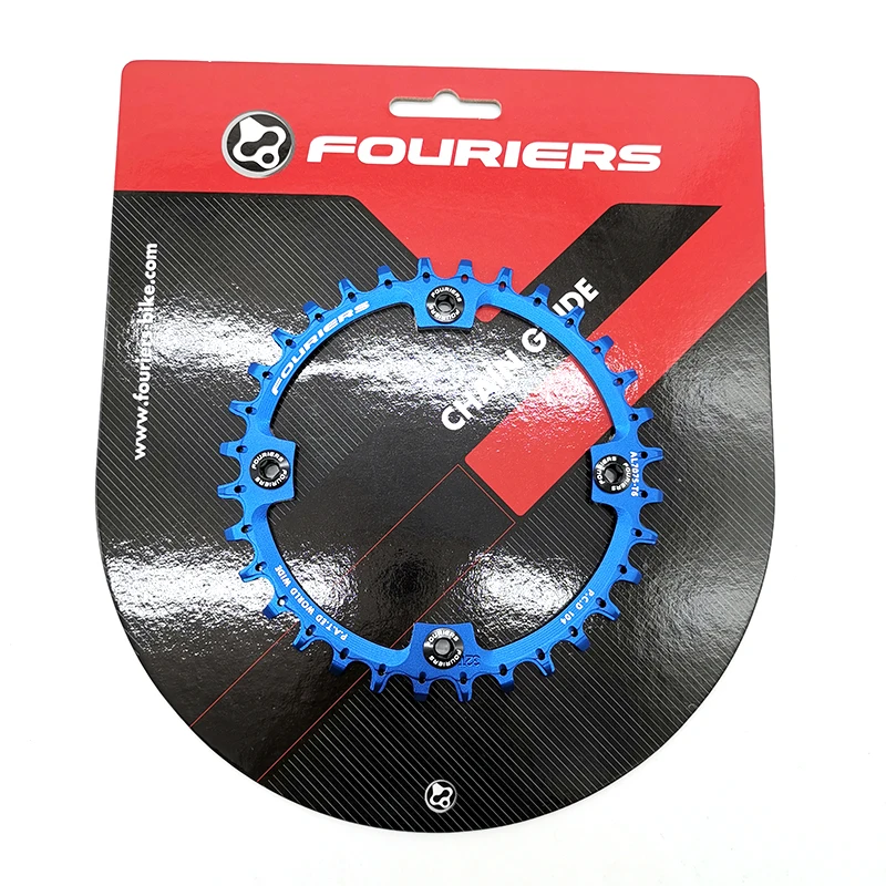 FOURIERS CR-DX003-AH MTB велосипедная цепь BCD 104 мм велосипедная цепь колеса алюминиевый сплав шатун со звездами для велосипеда запчасти 30-38T