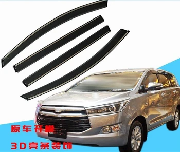

For Toyota innova 4PC Car Door Window Wind Visor Moulding Awnings Shield Rain Sun Wind Guard Vent Shade