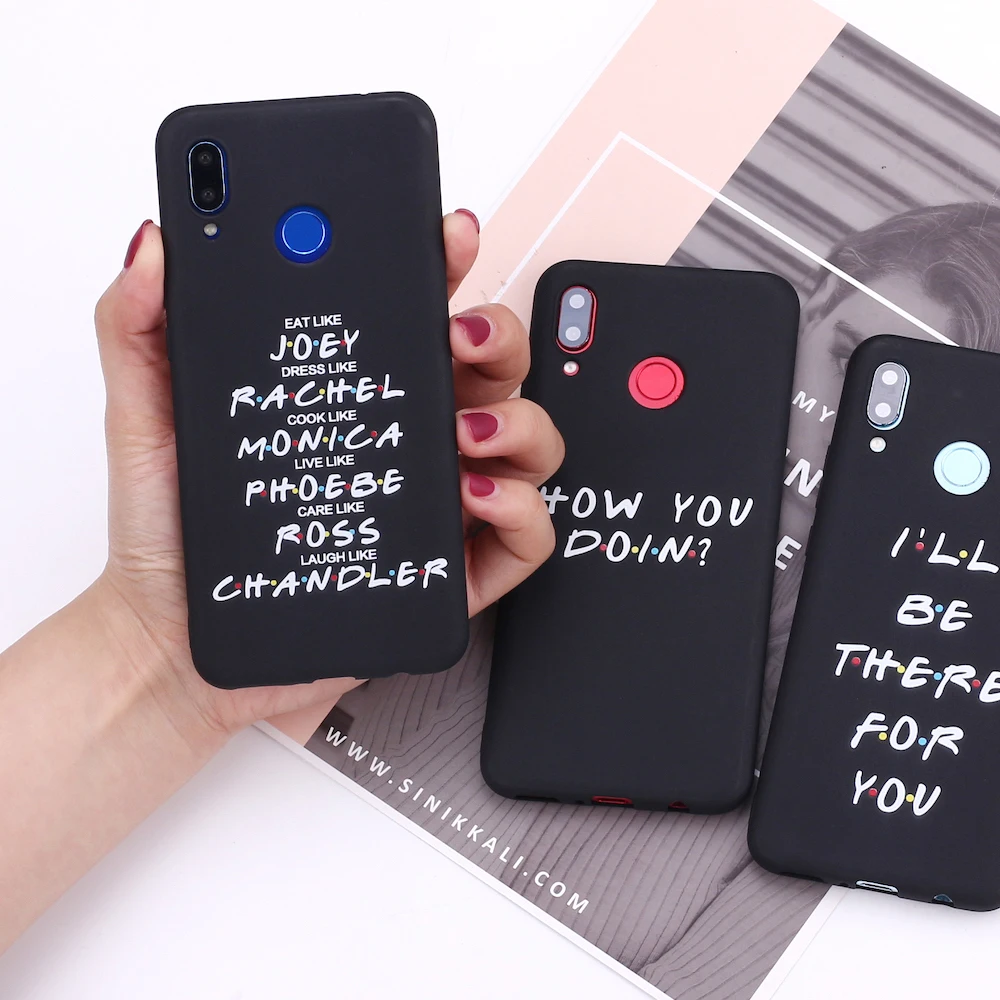 Силиконовый чехол для телефона Xiaomi Mi Redmi Note 5 6 7 8 9 10 lite Pro Plus TV Show Friends Джоуи Рейчел
