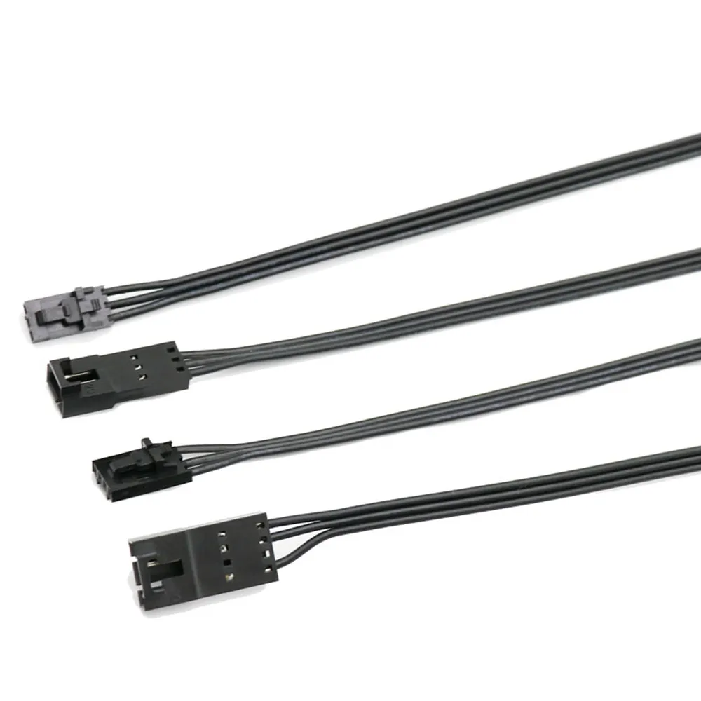 Corsair-cabo Adaptador Argb Rgb Cabo Led hd Ll120 140 ql 3pin 4pin 5v 3pin Rgb 50cm - Imagem 6