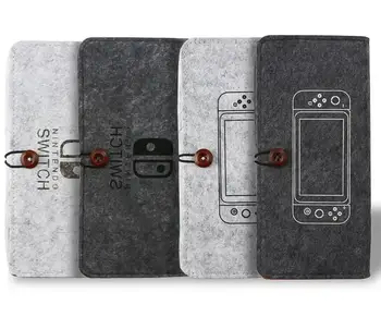 

New Handheld Bag For Nintendo Switch Portable Felt Soft Shell Switch Lite Host Protection Bag NS N-Switch Storage Case