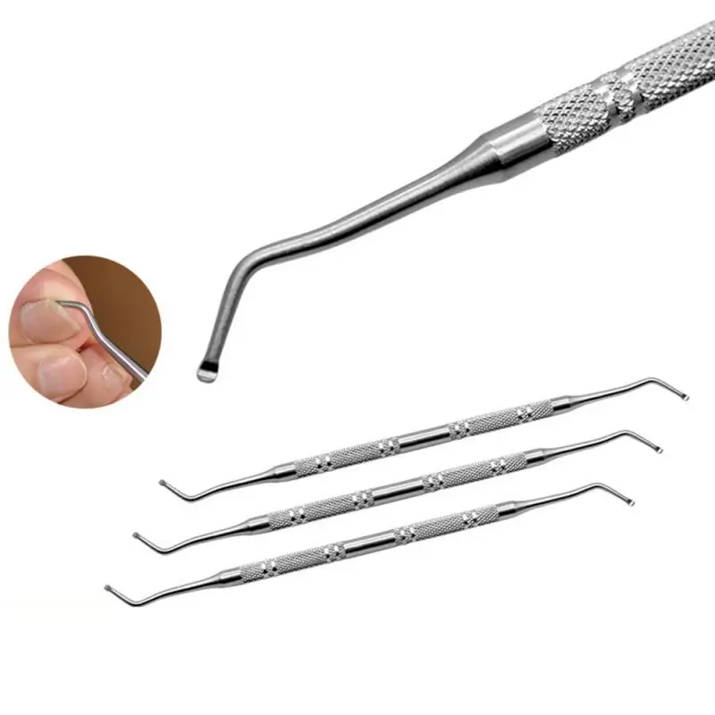 1Pcs Stainless Steel Manicure Pedicure Tool Dead Skin Remover Scissor Foot Hand Nail Cleaner Gap Cleaning Tools |