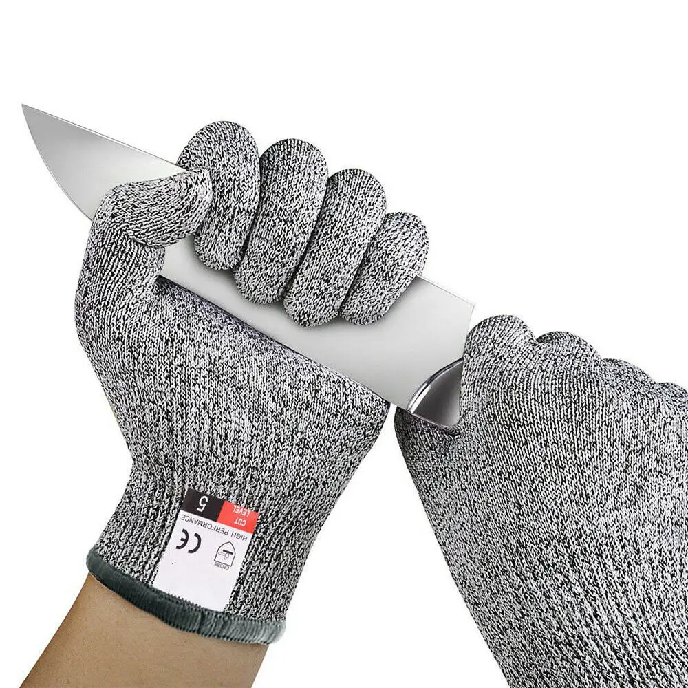 

High strength Grade Level 5 Protection Safety Anti Cut Gloves Kitchen Cut Resistant Gloves for Fish Meat Cutting Safety Gloves
