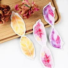 2Pcs/Pack Feather Magnet Bookmark for Book Colorful Paper Clip School Office Supplies Escolar Papelaria Gift Stationery