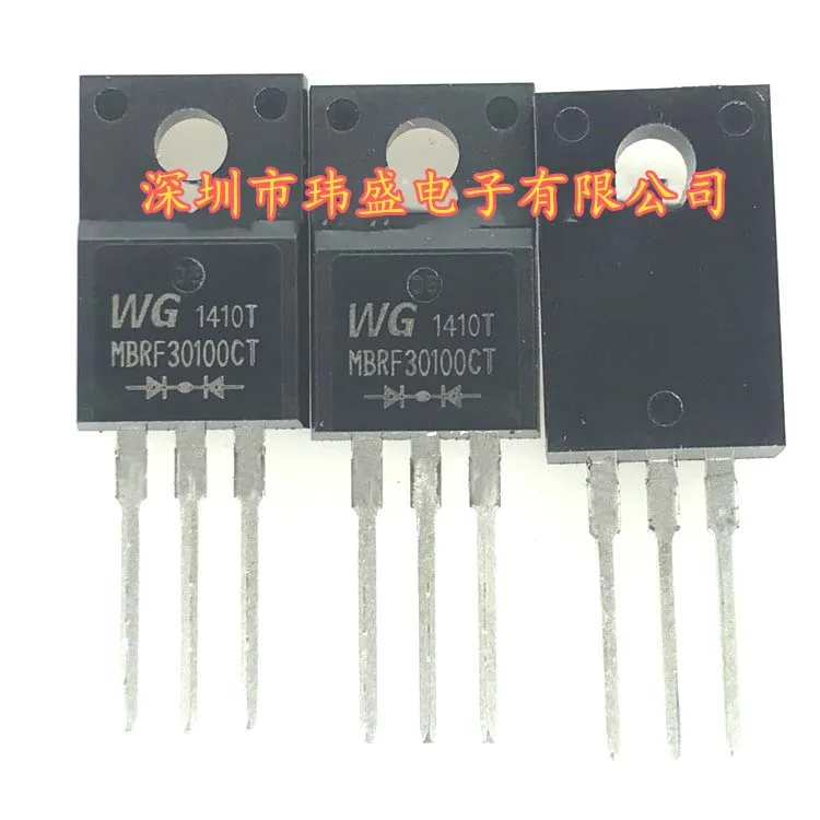 10 шт MBRF30100CT TO-220F B30100G MBR30100CT | Электронные компоненты и принадлежности
