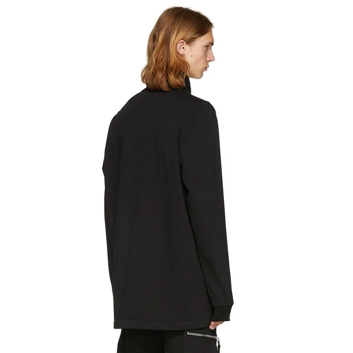 Turtle Neck Oversize Plain Sweatshirt Hip Hop Streetwear Hoodie Top Men Women Unisex Pullovers