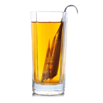 

New Metal Tea Strainer for Mug Fancy Filter for Puer Tea Herb Tea Tools Accessories Stainless Steel Tea Infuser Creative Pipe De