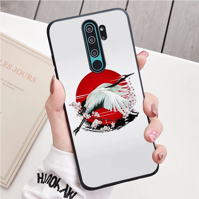 Nhật Bản Phong Cách Nghệ Thuật Silicone Ốp Lưng Điện Thoại Redmi Note 9 8 7 Pro S 8T 7A Bao best phone cases for xiaomi Cases For Xiaomi