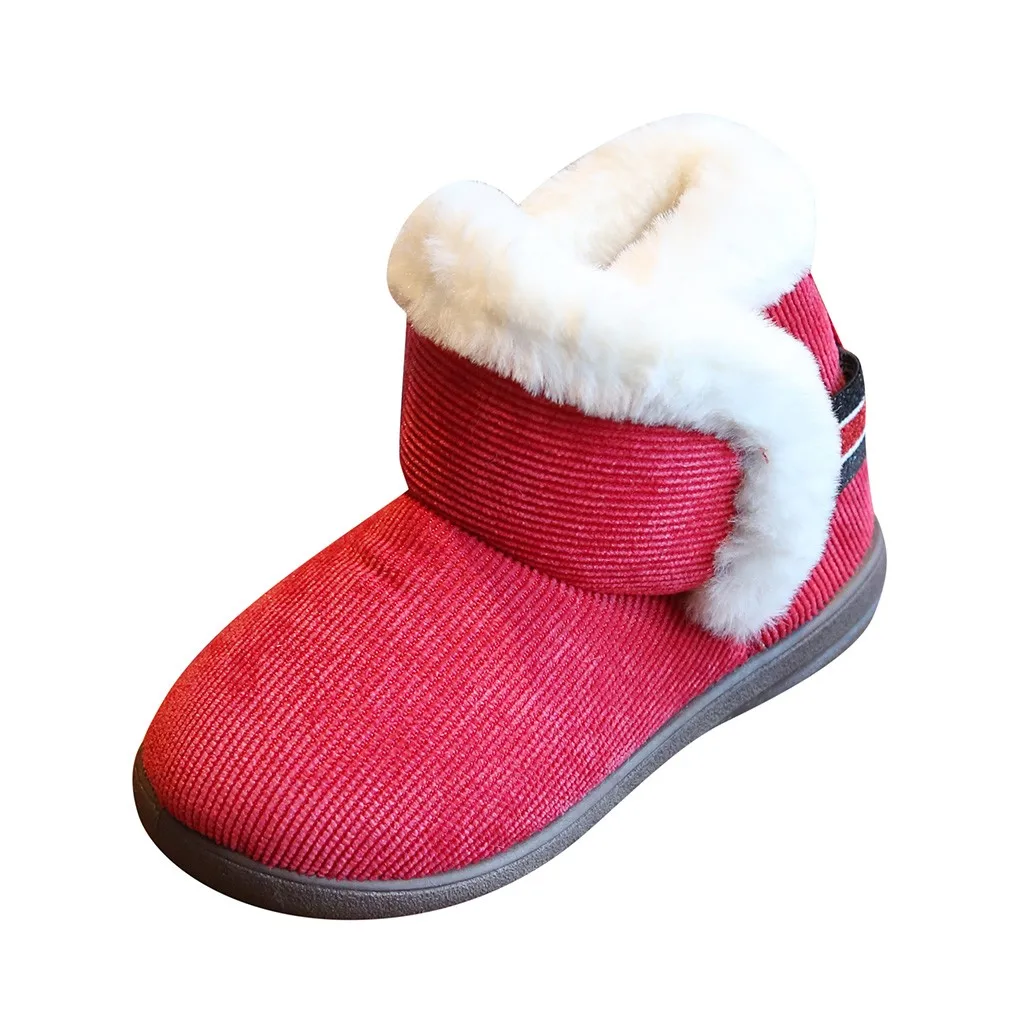 winter Baby shoes boots Girls Boys Solid Bling Cotton Fabric Winter Warm Sport Short Snow Boots Shoes kids winter boots ботинки