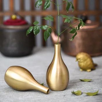 

Antique Modern Garden Vase Plant Table Metal Nordic Rose Geometric Bathroom Aesthetic Office Vintage Wazony Vases BY50HP