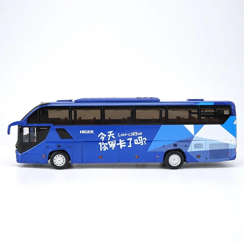 Original Collectible Higer 1:42 China Gold Dragon KLQ6125B Travel Bus Die Cast Model toy bus model for christmas gift Collection | Игрушки и
