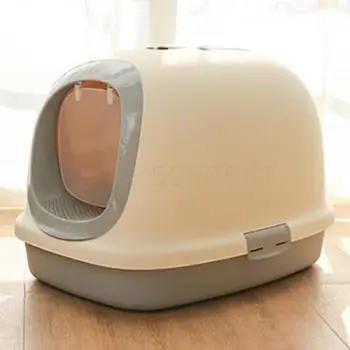 

Cat Litter Basin Fully Enclosed Cat Toilet Cat Litter Basin Excrement Basin Anti-splash Double Deodorizing Cat Suppl