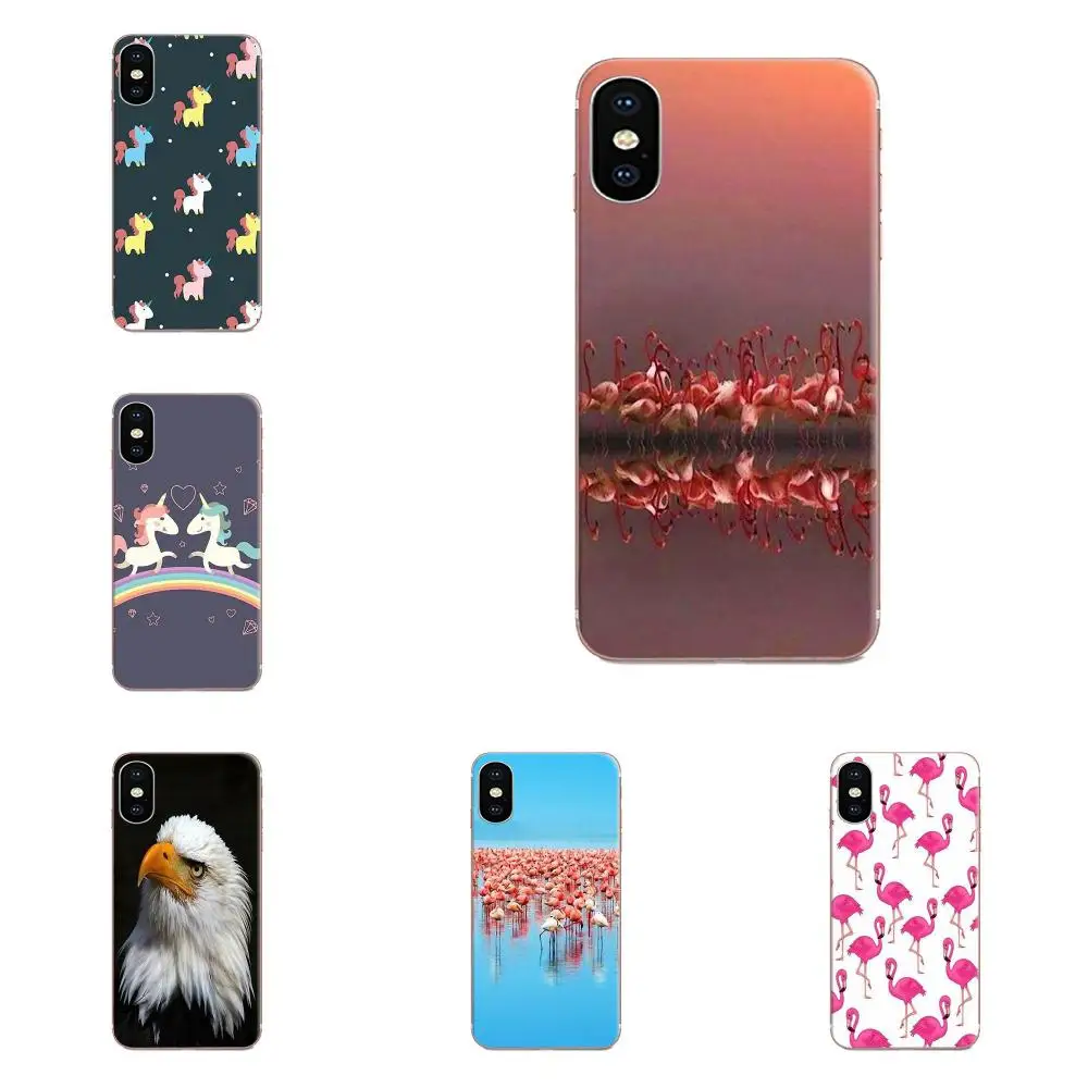Для Sony Xperia Z Z1 Z2 Z3 Z4 Z5 compact Mini M2 M4 M5 T3 E3 E5 XA XA1 XZ Premium Lovely Eagle Павлин Единорог фламинго |